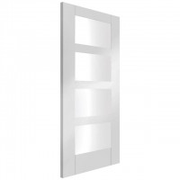 Greeningdoors Simple Design White Primer Shaker Door Design